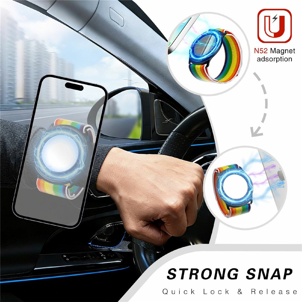 Magnetic Wristband Phone Stand with Mirror – image 5