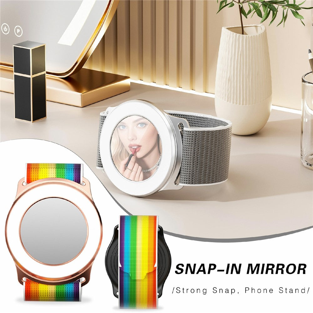 Magnetic Wristband Phone Stand with Mirror – image 6