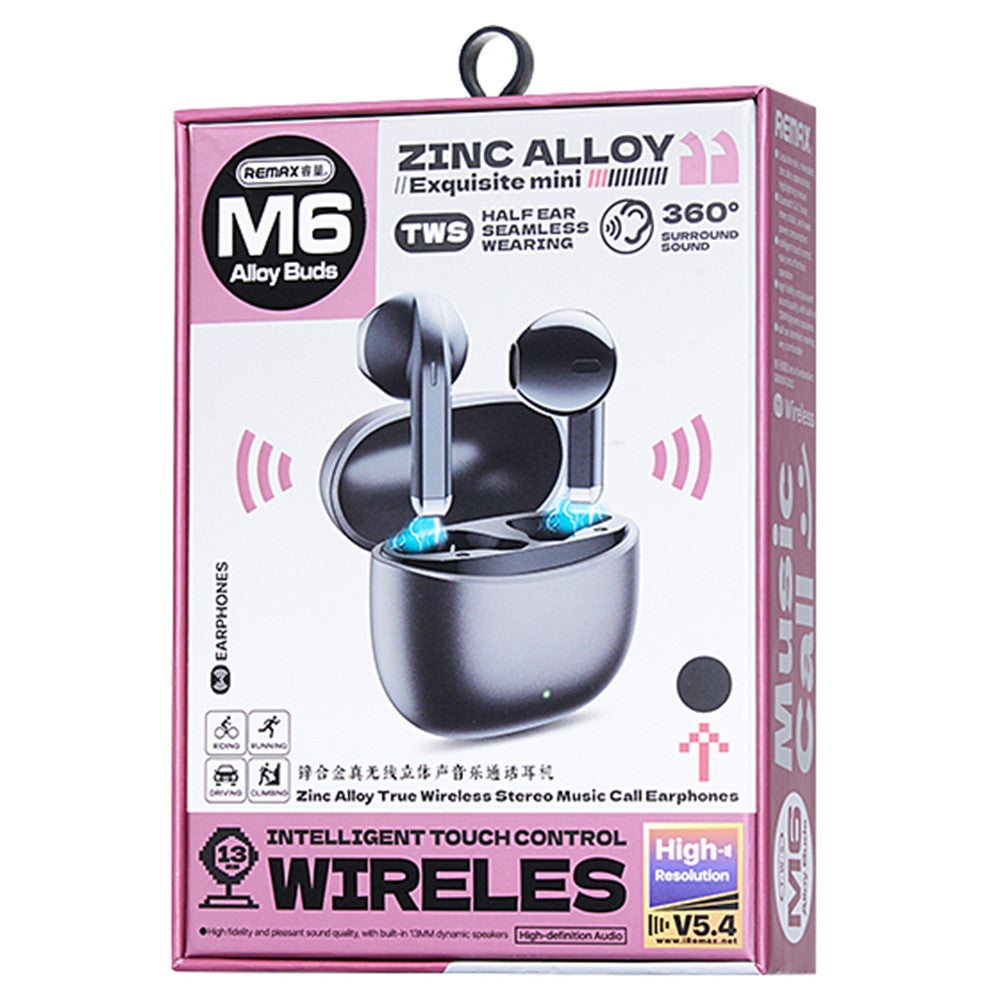 REMAX Alloybuds M6 Zinc Alloy Wireless Earbuds – image 3