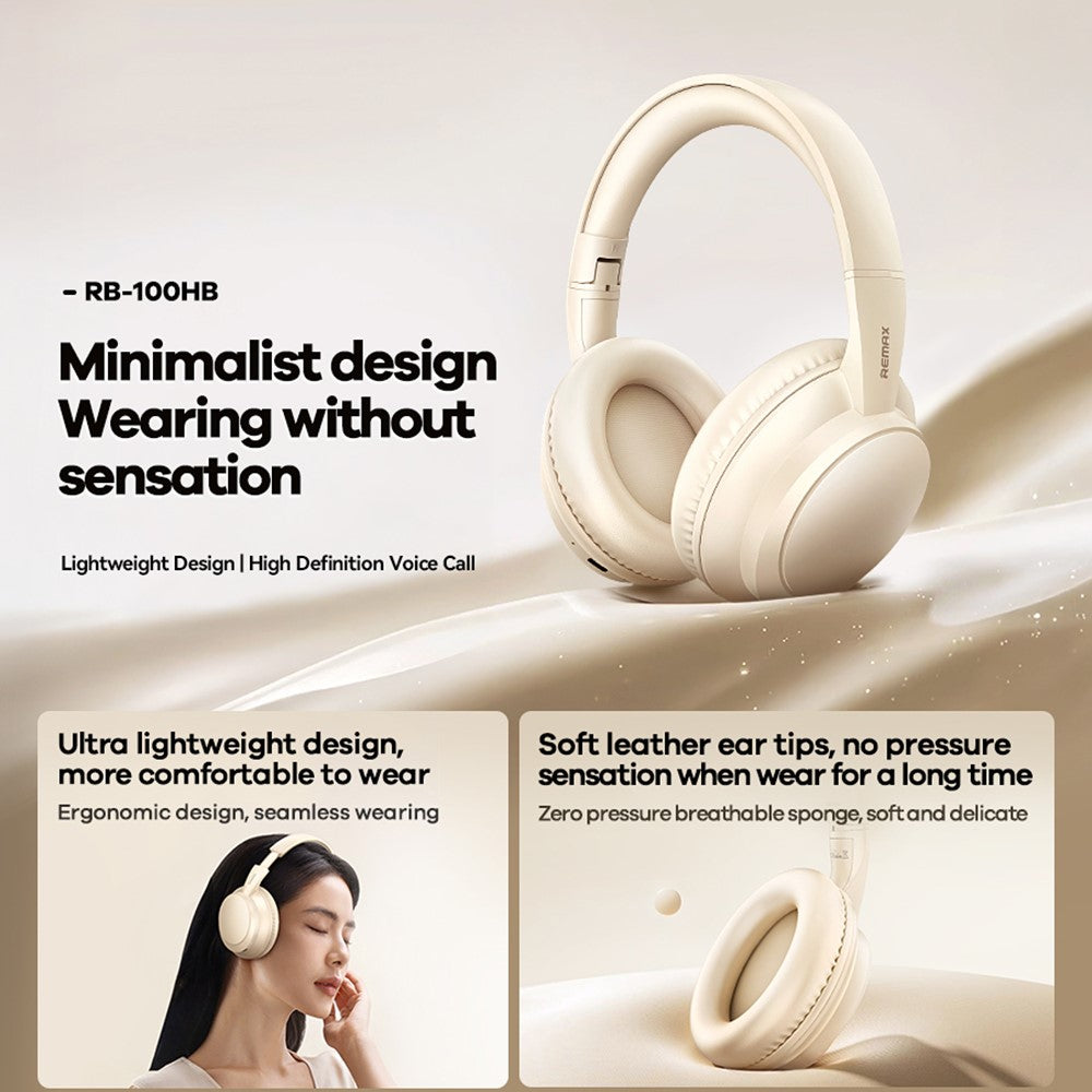 REMAX RB-100HB Foldable Over-Ear Wireless Headphones – image 2