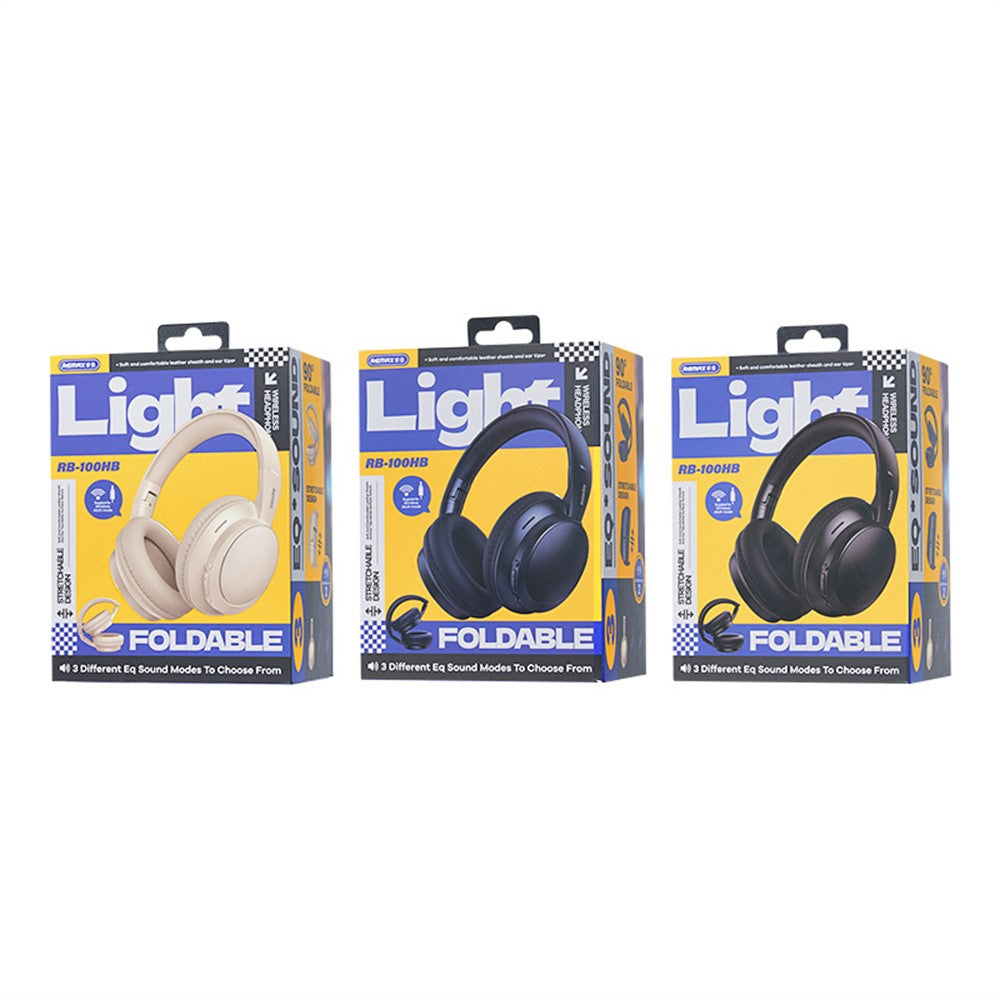 REMAX RB-100HB Foldable Over-Ear Wireless Headphones – image 5