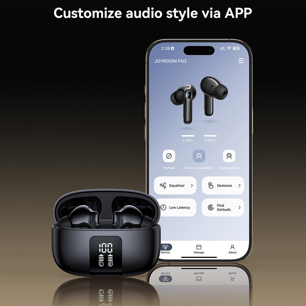 JOYROOM JR-FN3 ANC Wireless Earbuds – image 4