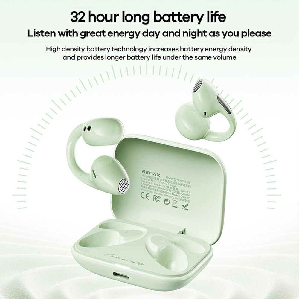 REMAX OWS-26 Clip-On Open-Ear Wireless Earbuds – image 7