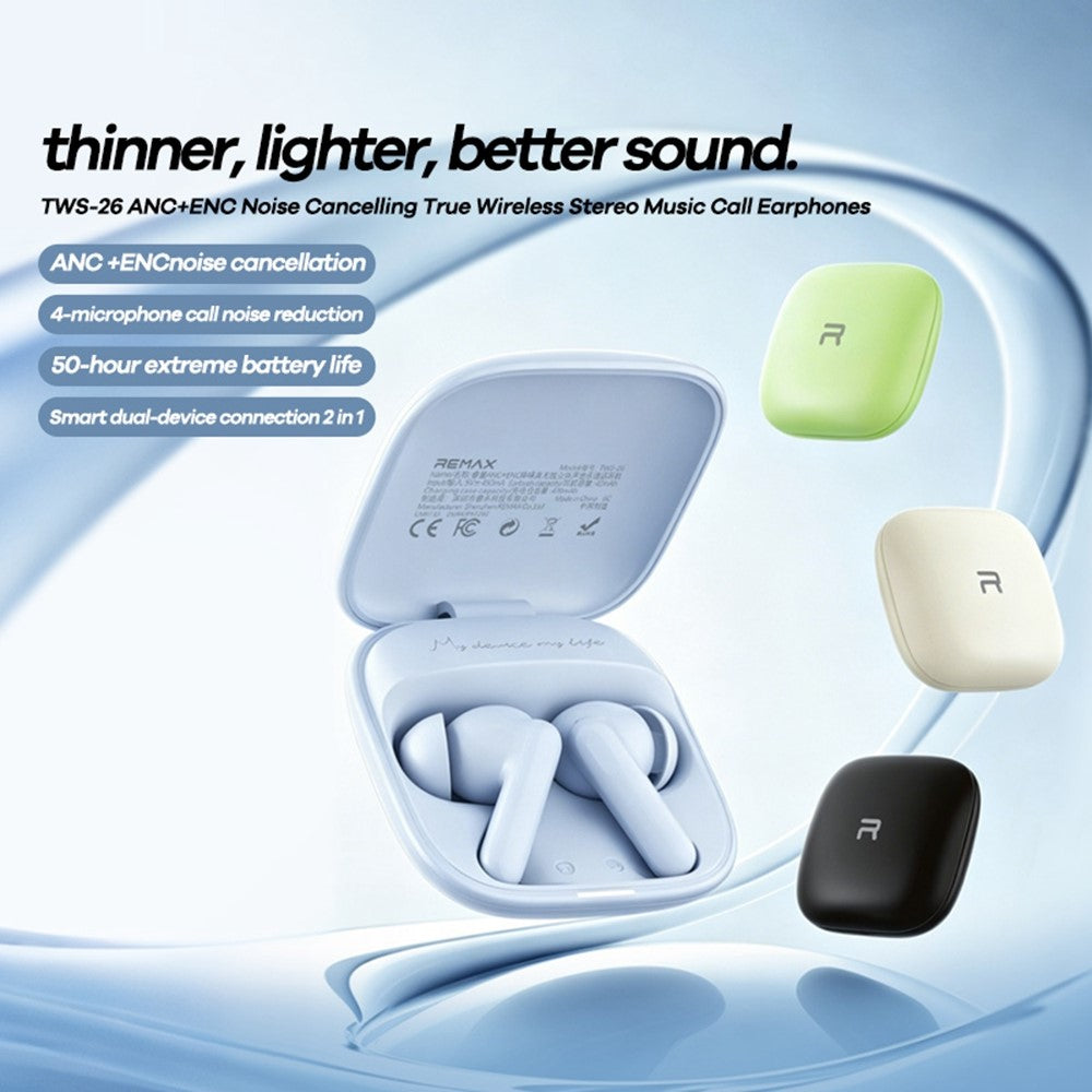 REMAX TWS-26 ANC Wireless Earbuds – image 3