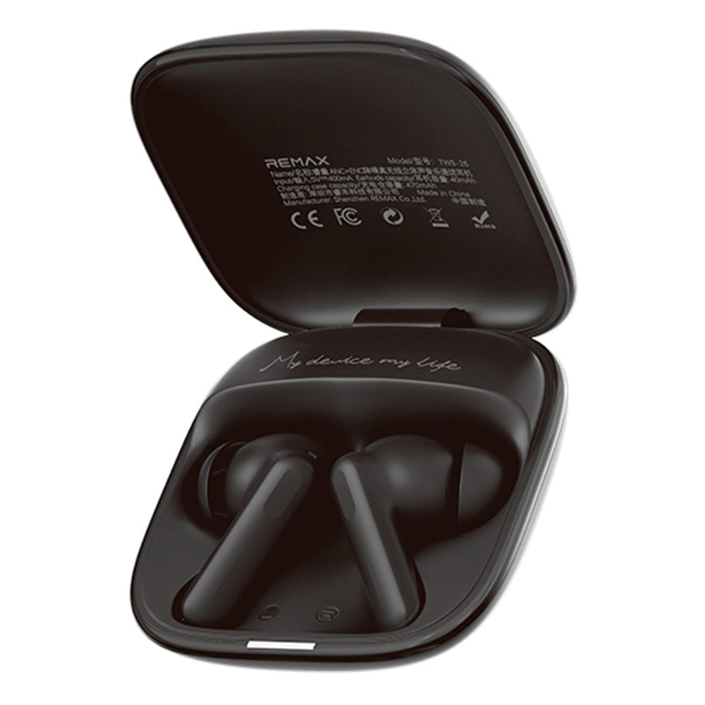 REMAX TWS-26 ANC Wireless Earbuds – 50H Battery, Dual Device Connection