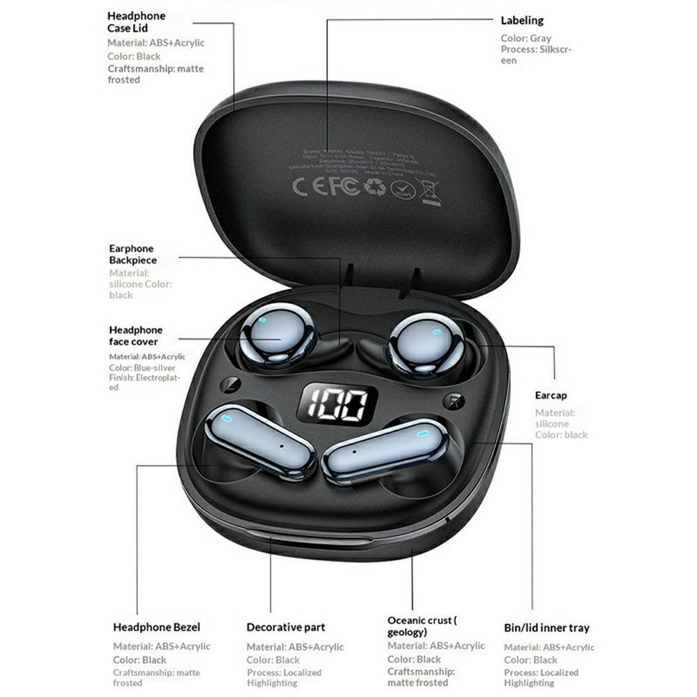 YESIDO TWS47 2-in-1 Wireless Earbuds – image 8