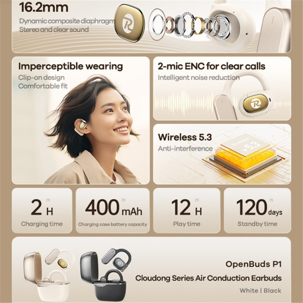 REMAX OpenBuds P1 Air Conduction Wireless Headphones – image 3