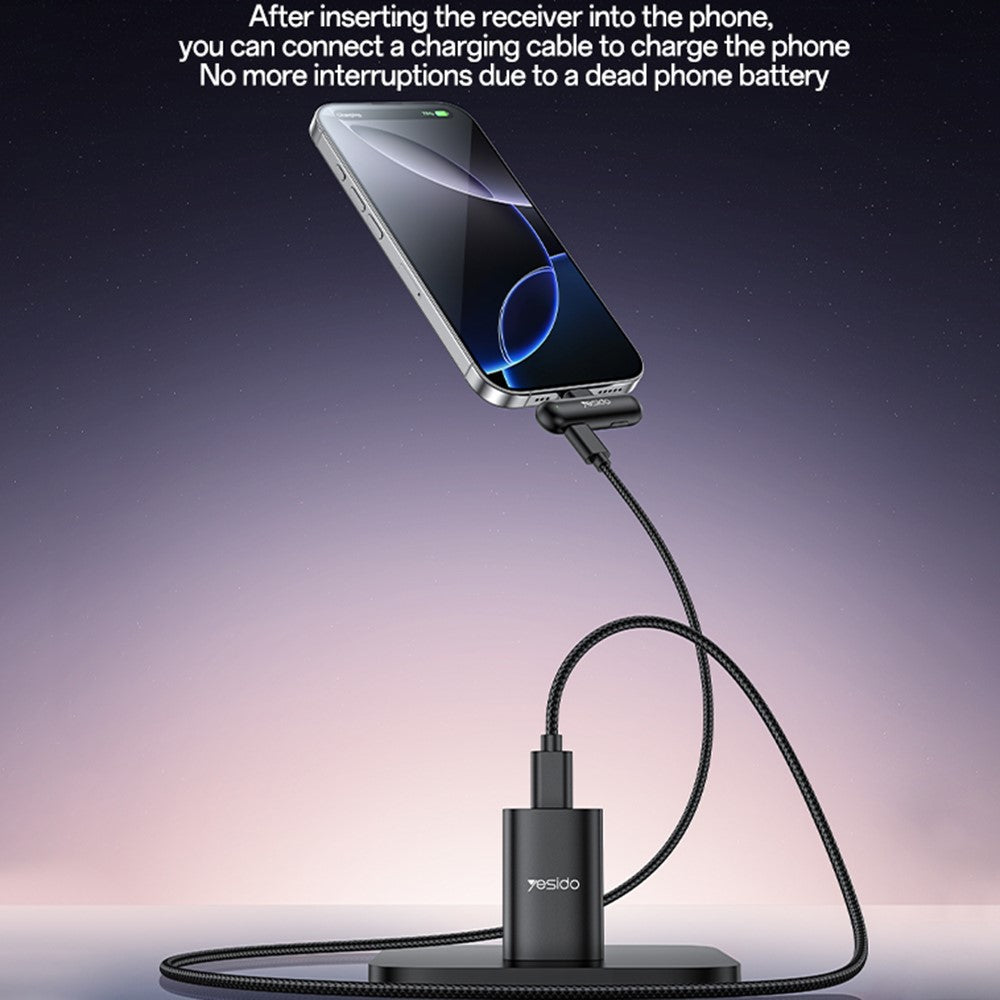 YESIDO KR21 USB-C Wireless Lavalier Mic – image 6
