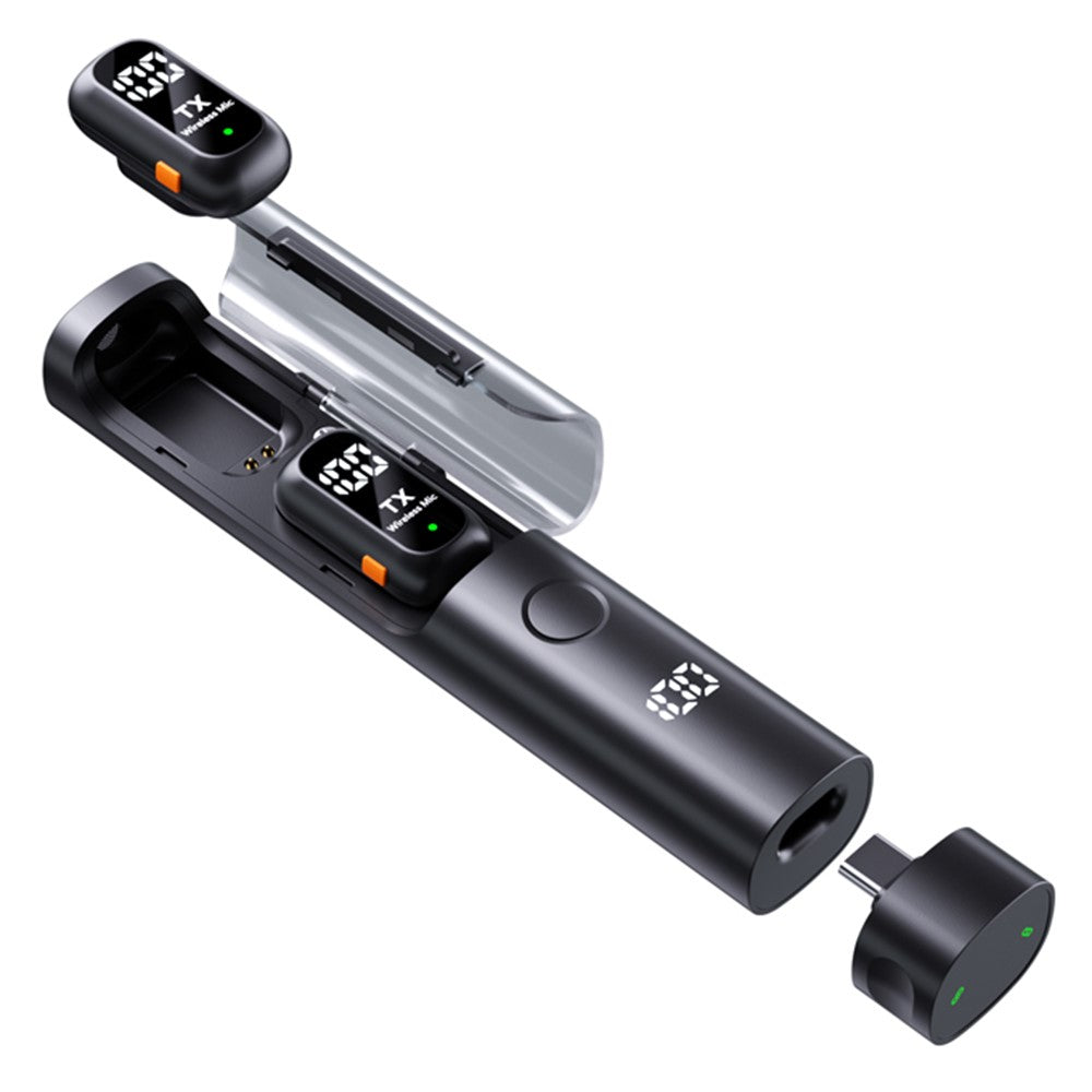 QY99 Wireless Lavalier Mic with Charging Case – image 11
