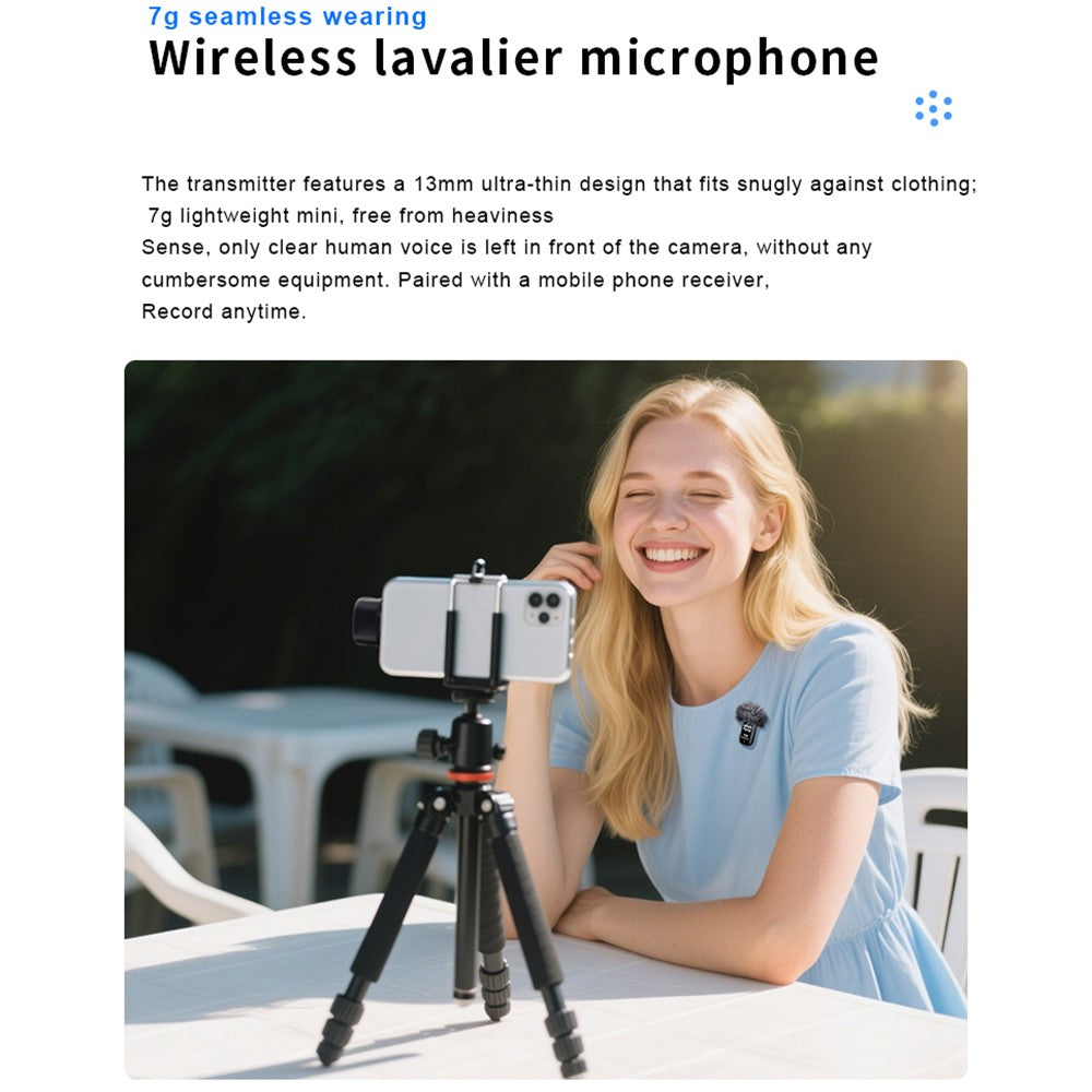 QY99 Wireless Lavalier Mic with Charging Case – image 3