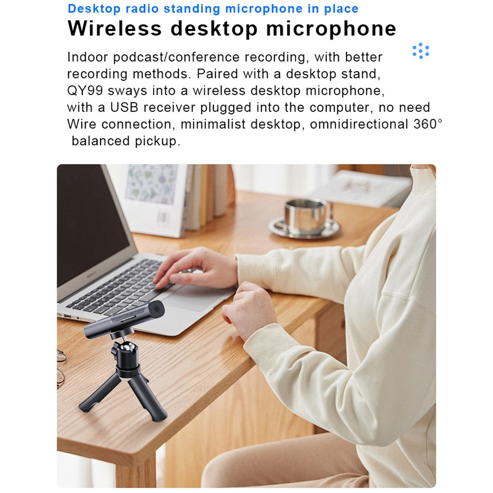 QY99 Wireless Lavalier Mic with Charging Case – image 5