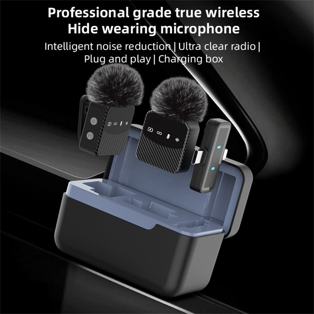 MS9 Wireless Lavalier Microphone Kit, 2 Mics – image 2