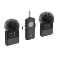 MS11 3-in-1 Wireless Lavalier Microphone Kit – 2 Mics + Receiver