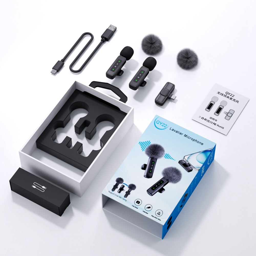 QY22 Wireless Lavalier Mic Kit, USB-C – image 11