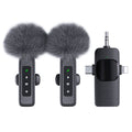 QY22 Wireless Lavalier Microphone Kit – USB-C, iPhone & 3.5mm Receivers
