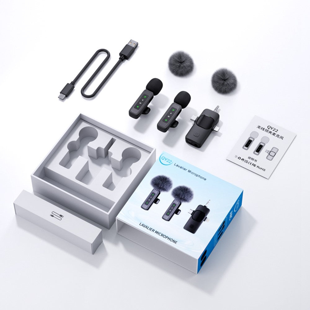 QY22 Wireless Lavalier Mic, USB-C & iPhone – image 10