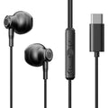 JOYROOM JR-EC07 USB-C Wired Earphones with Mic – Metal Half In-Ear