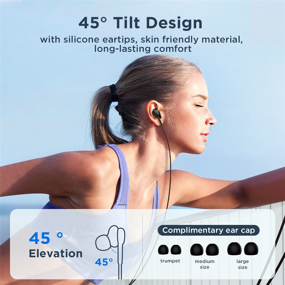 JOYROOM JR-EW02 3.5mm Wired In-Ear Earphones with Mic – image 2