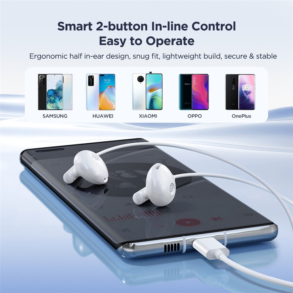JOYROOM EC05 USB-C Wired Earphones with Mic – image 4