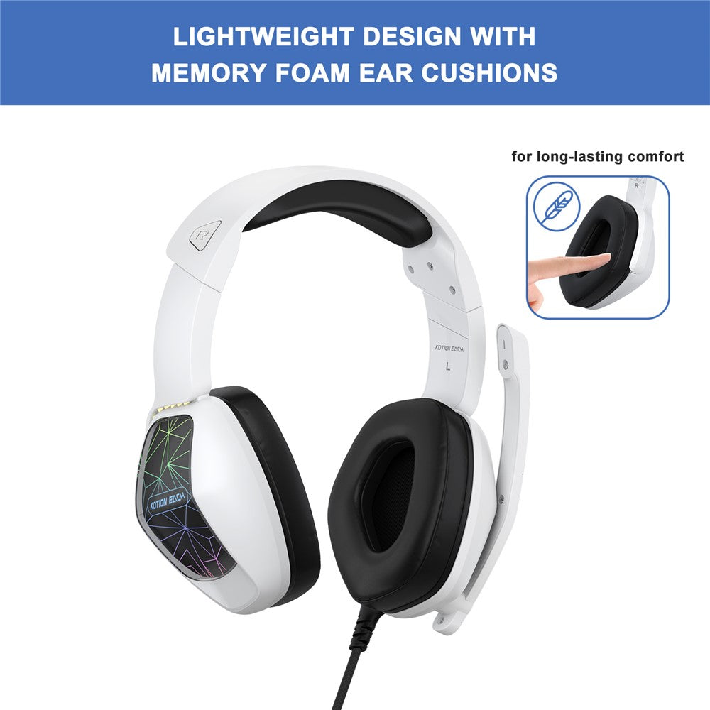 KOTION EACH G6000 LED Wired Gaming Headset for PC & PS5 – image 2