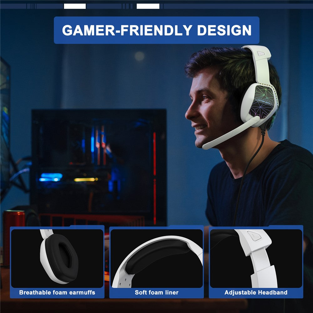 KOTION EACH G6000 LED Wired Gaming Headset for PC & PS5 – image 4