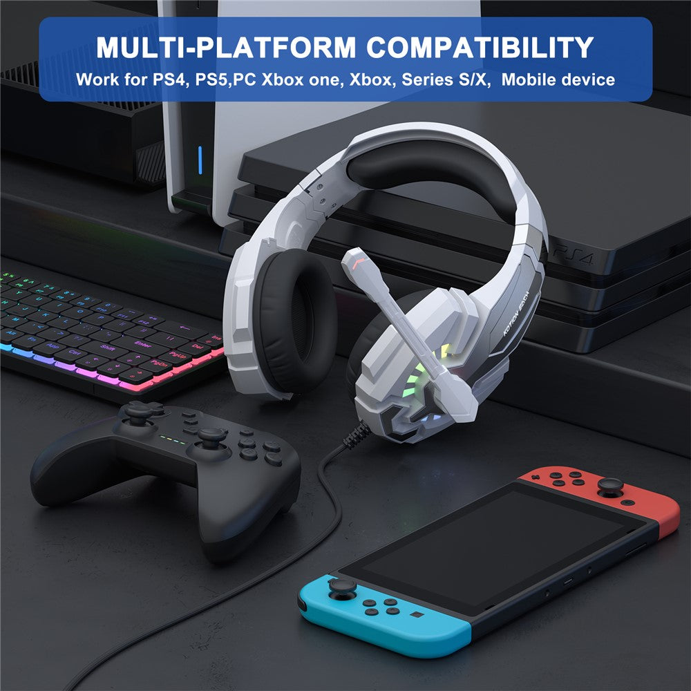 KOTION EACH G9000 Plus RGB Wired Gaming Headset with – image 5