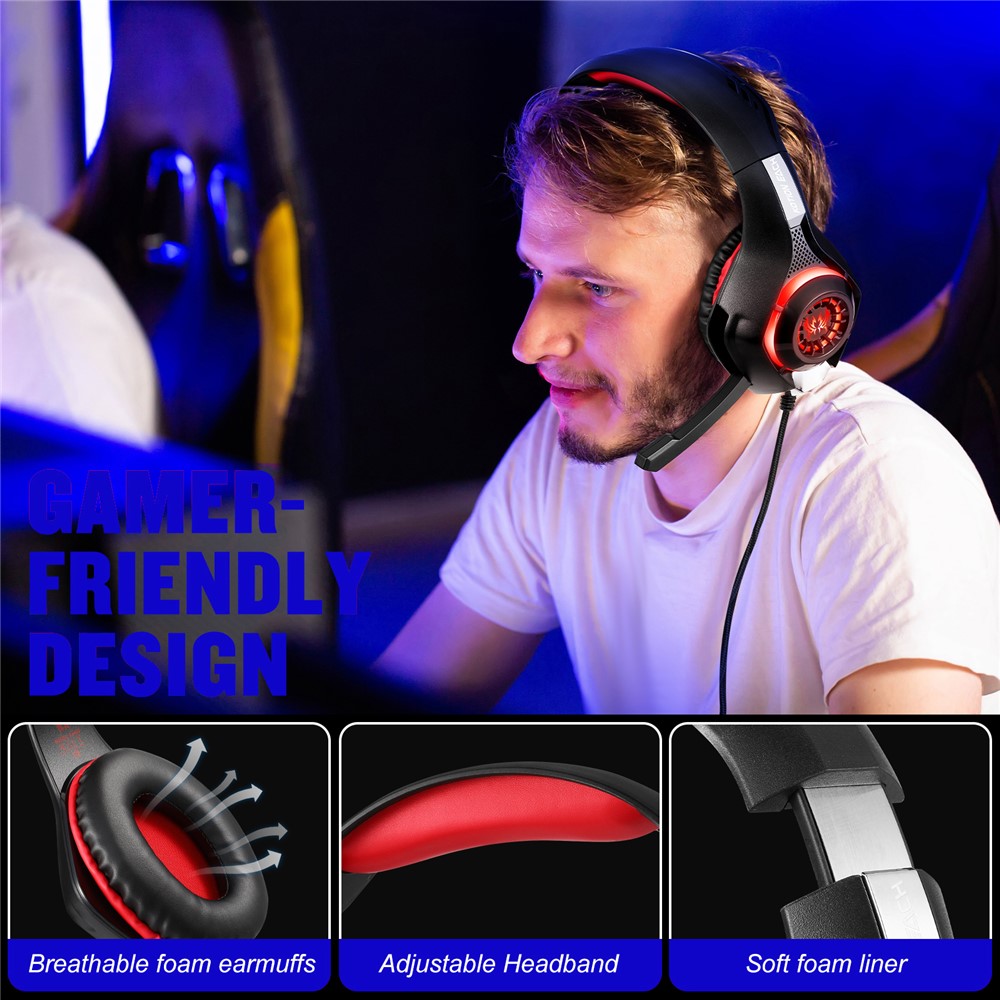 KOTION EACH GS400 Wired LED Gaming Headset – image 3