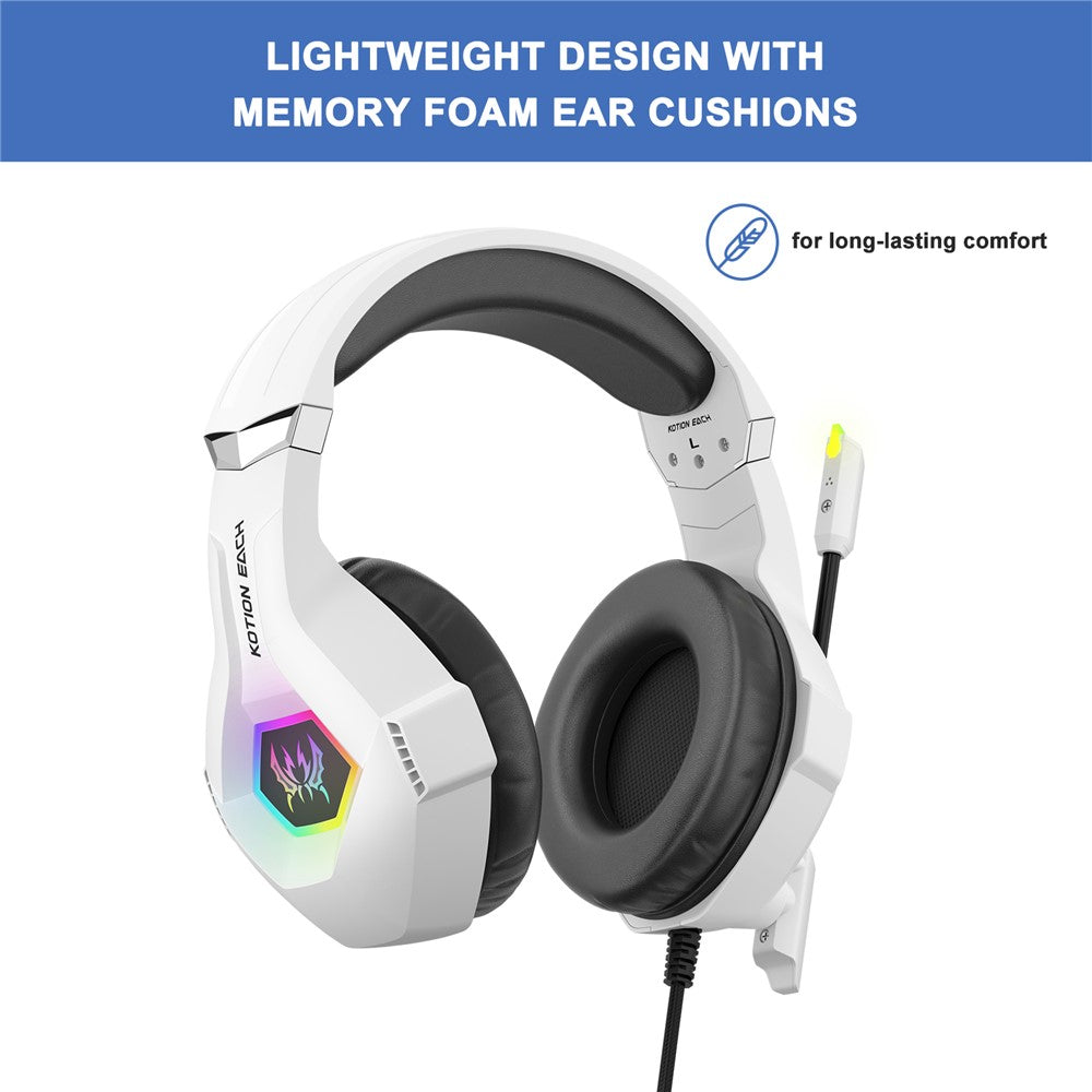 KOTION EACH GS450 RGB Wired Gaming Headset for PC, PS4 – image 6