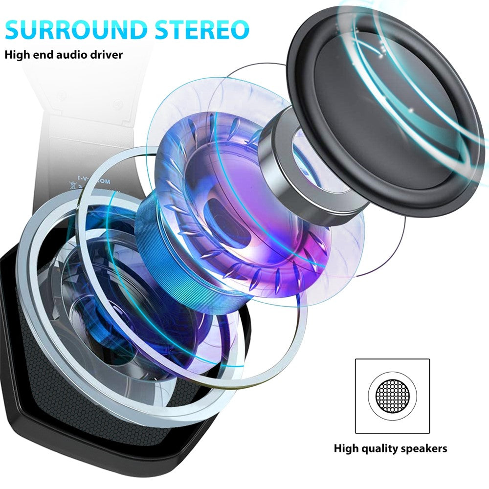 KOTION EACH V-1 RGB Wired Gaming Headset with Adapter – image 10
