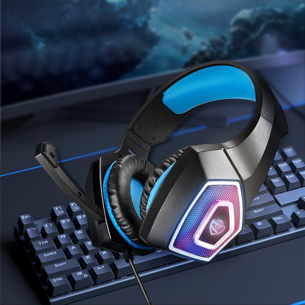 KOTION EACH V-1 RGB Wired Gaming Headset with Adapter – image 11