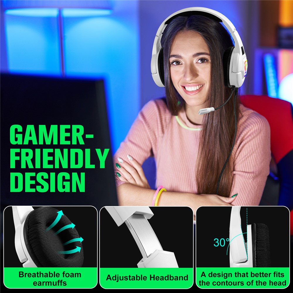 KOTION EACH S100 Wired Gaming Headset for PC, PS4 & PS5 – image 3