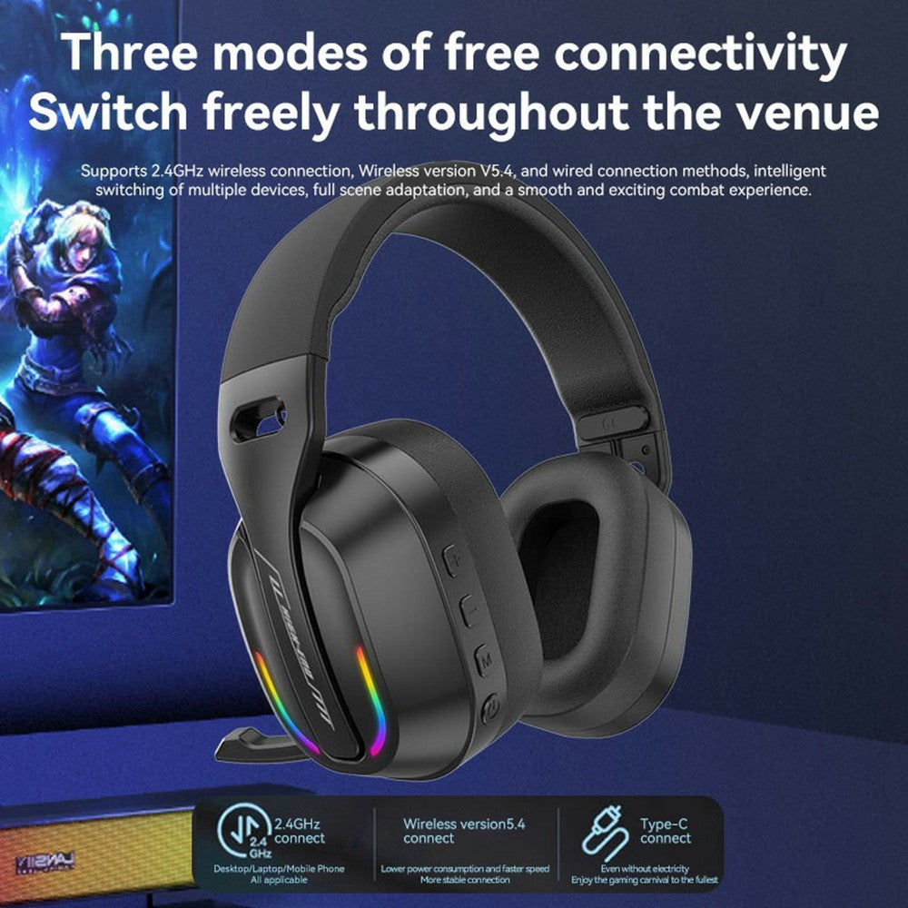 Tri-Mode Gaming Headset with RGB Light – image 13