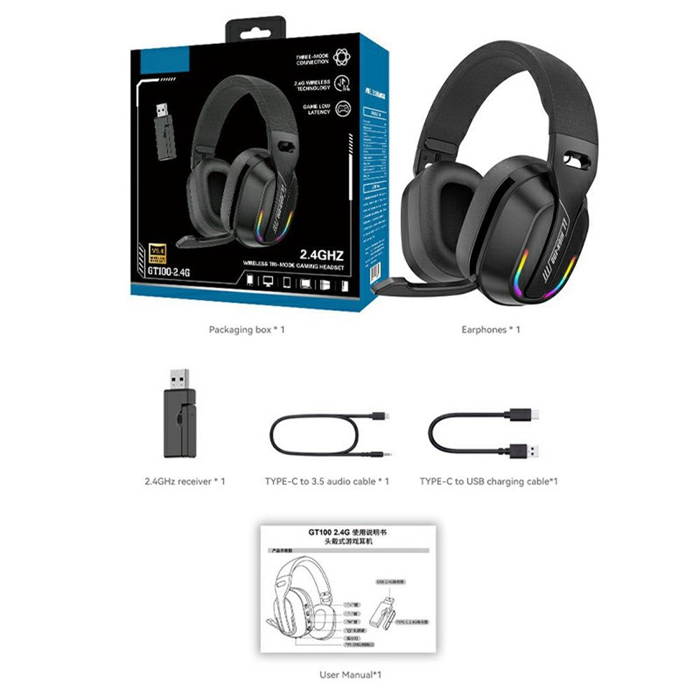 Tri-Mode Gaming Headset with RGB Light – image 14