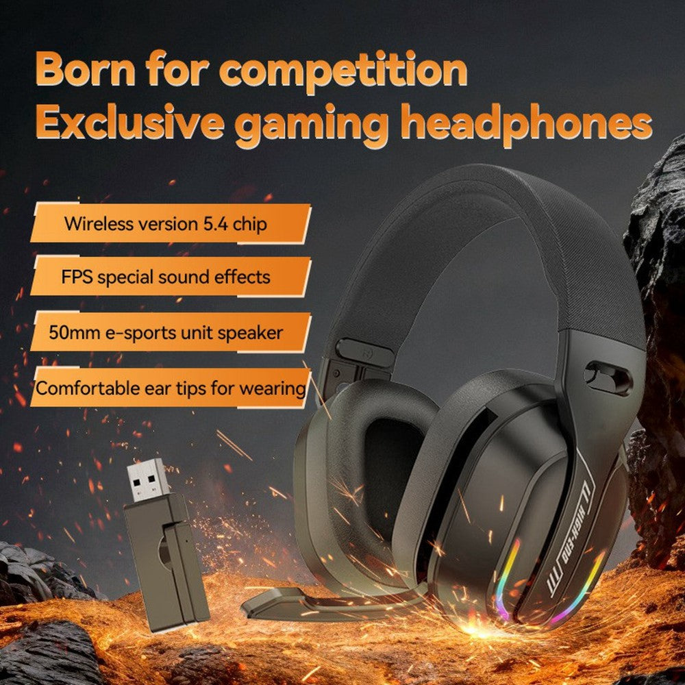 Tri-Mode Gaming Headset with RGB Light – image 3