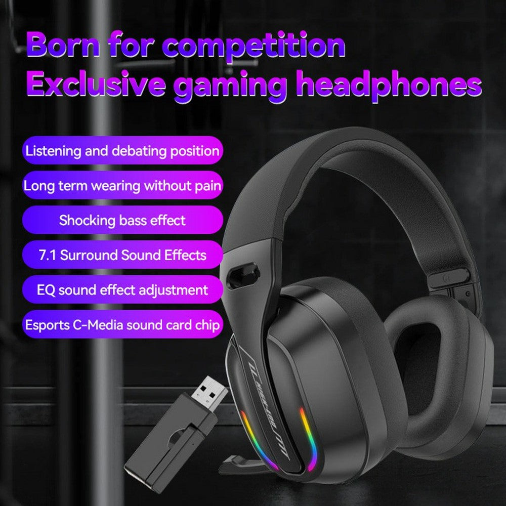 Tri-Mode Gaming Headset with RGB Light – image 5