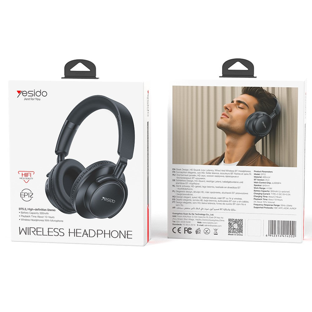 YESIDO EP12 Over-Ear Headphones – image 7