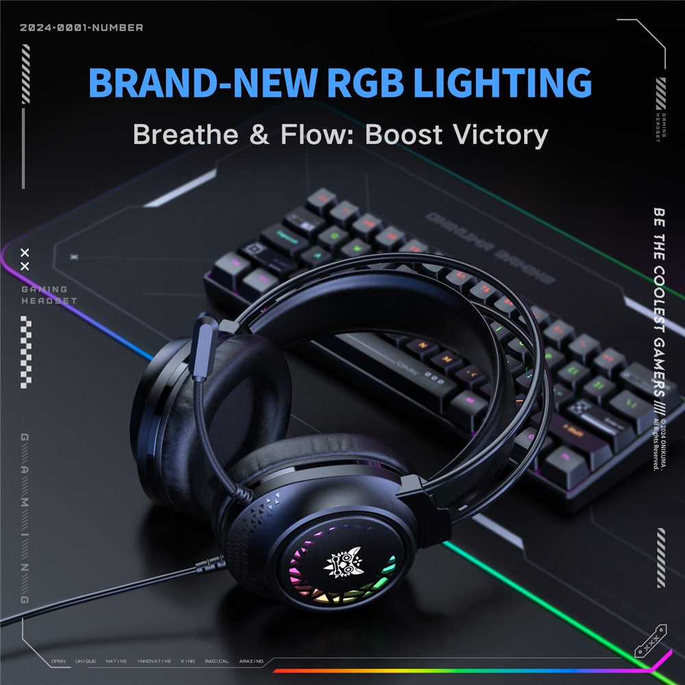 ONIKUMA X92 RGB Wired Gaming Headset for PC & PS5 – image 3