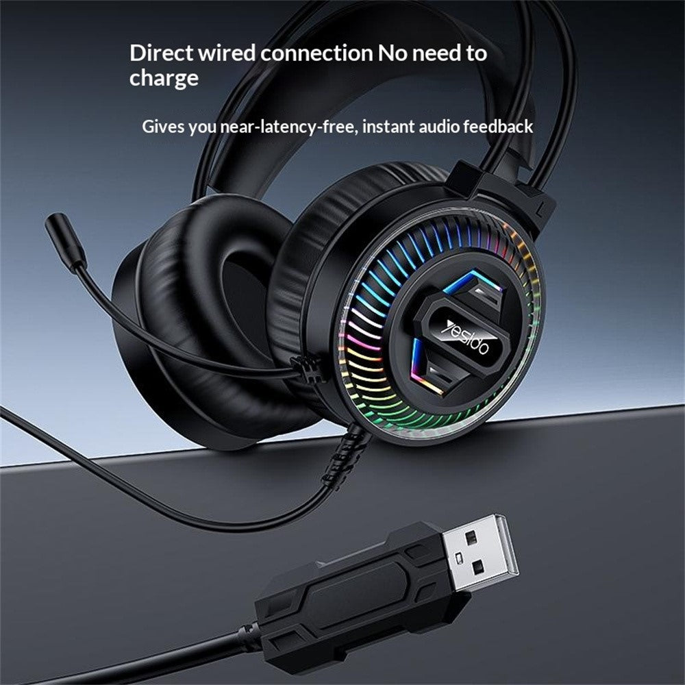YESIDO EK06 Wired RGB Gaming Headset – image 6