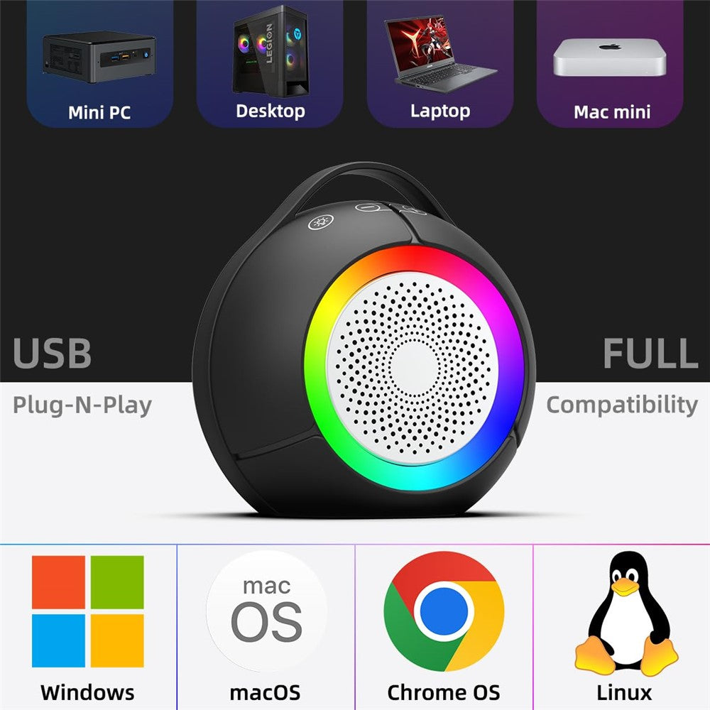 Ball-Shaped USB Desktop Speaker – image 6