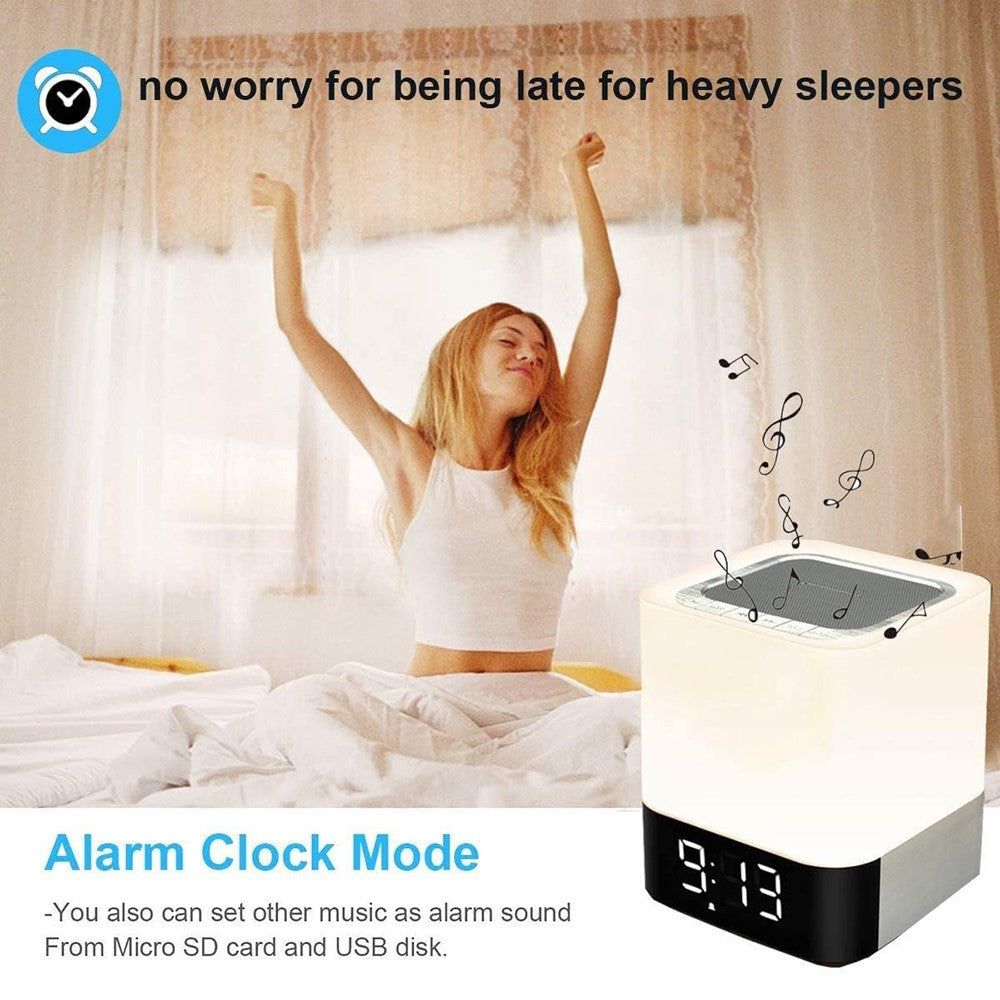 DY28Plus Bedside Alarm Clock Bluetooth Speaker – image 7