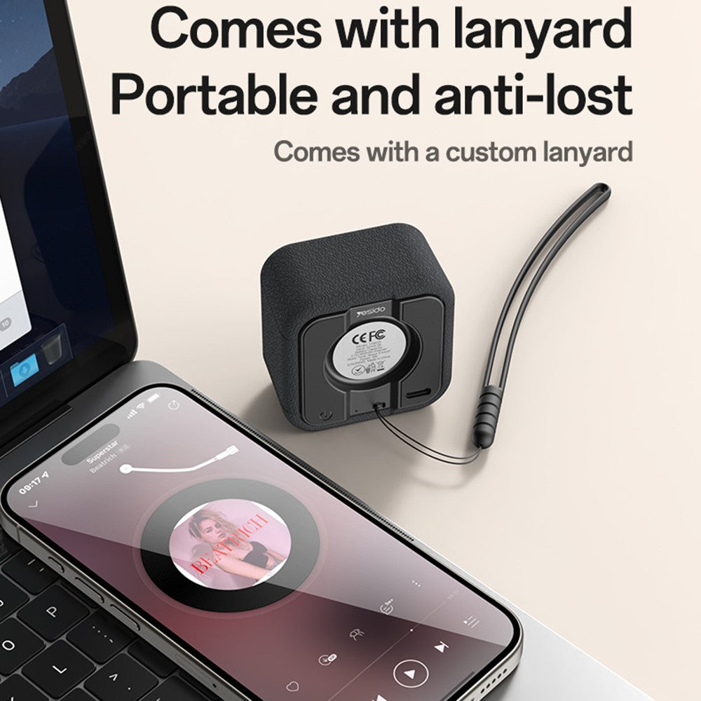 YESIDO YSW35 Mini Cube Bluetooth Speaker – image 7
