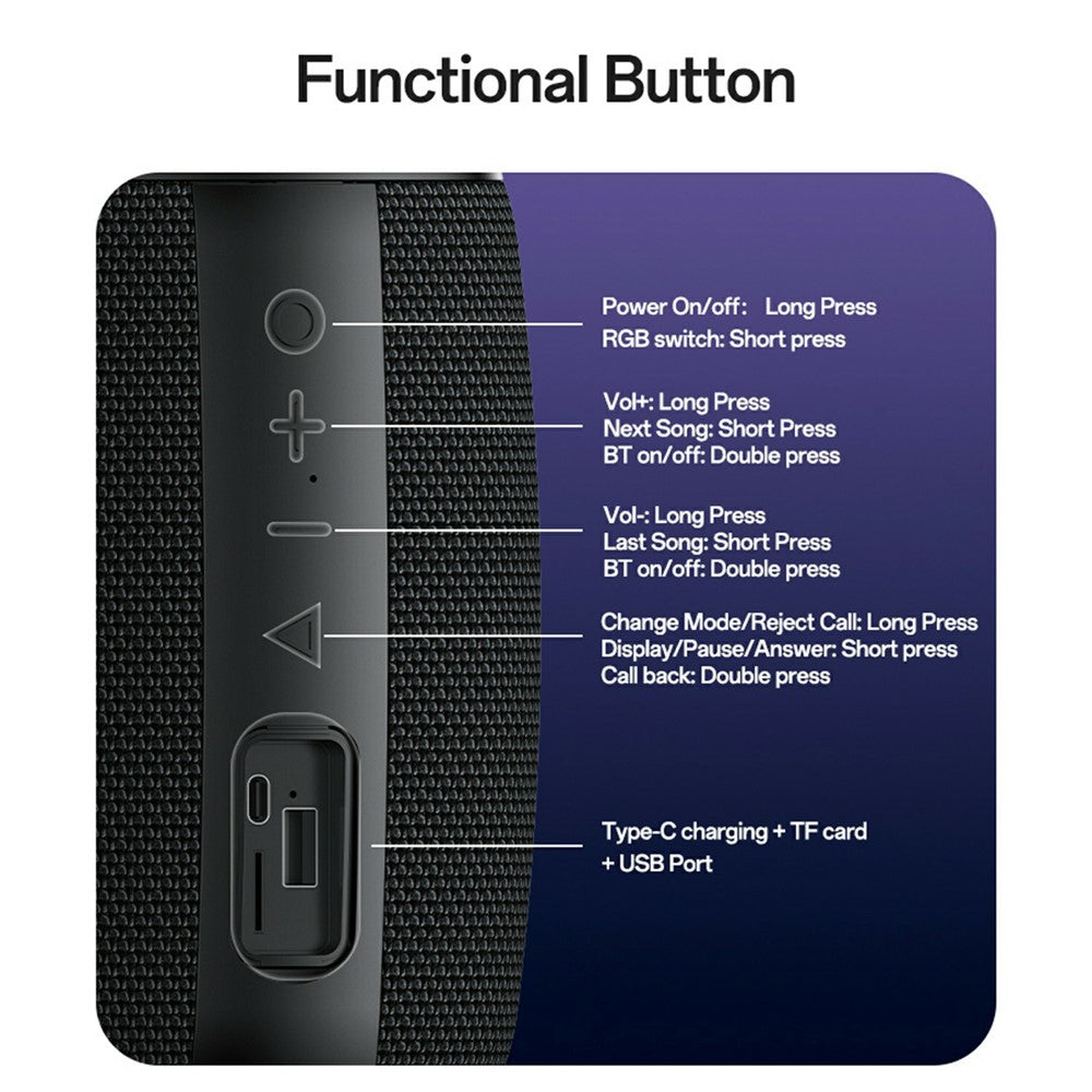 YESIDO YSW39 Bluetooth Speaker – image 6