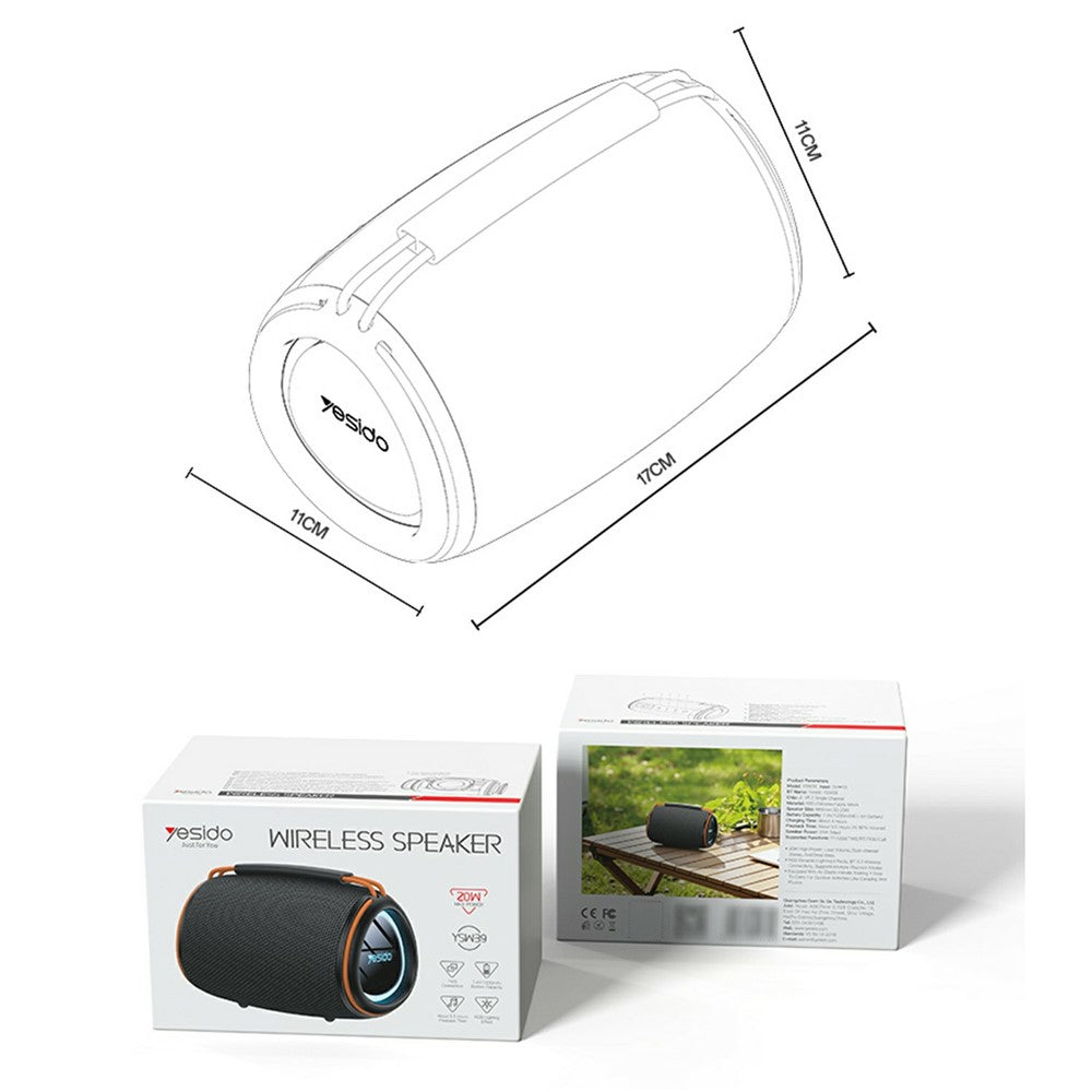 YESIDO YSW39 Bluetooth Speaker – image 8