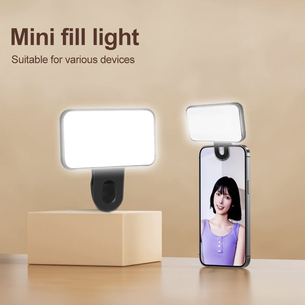 Mini Clip-On LED Light – Rechargeable, Adjustable Colour Temperature