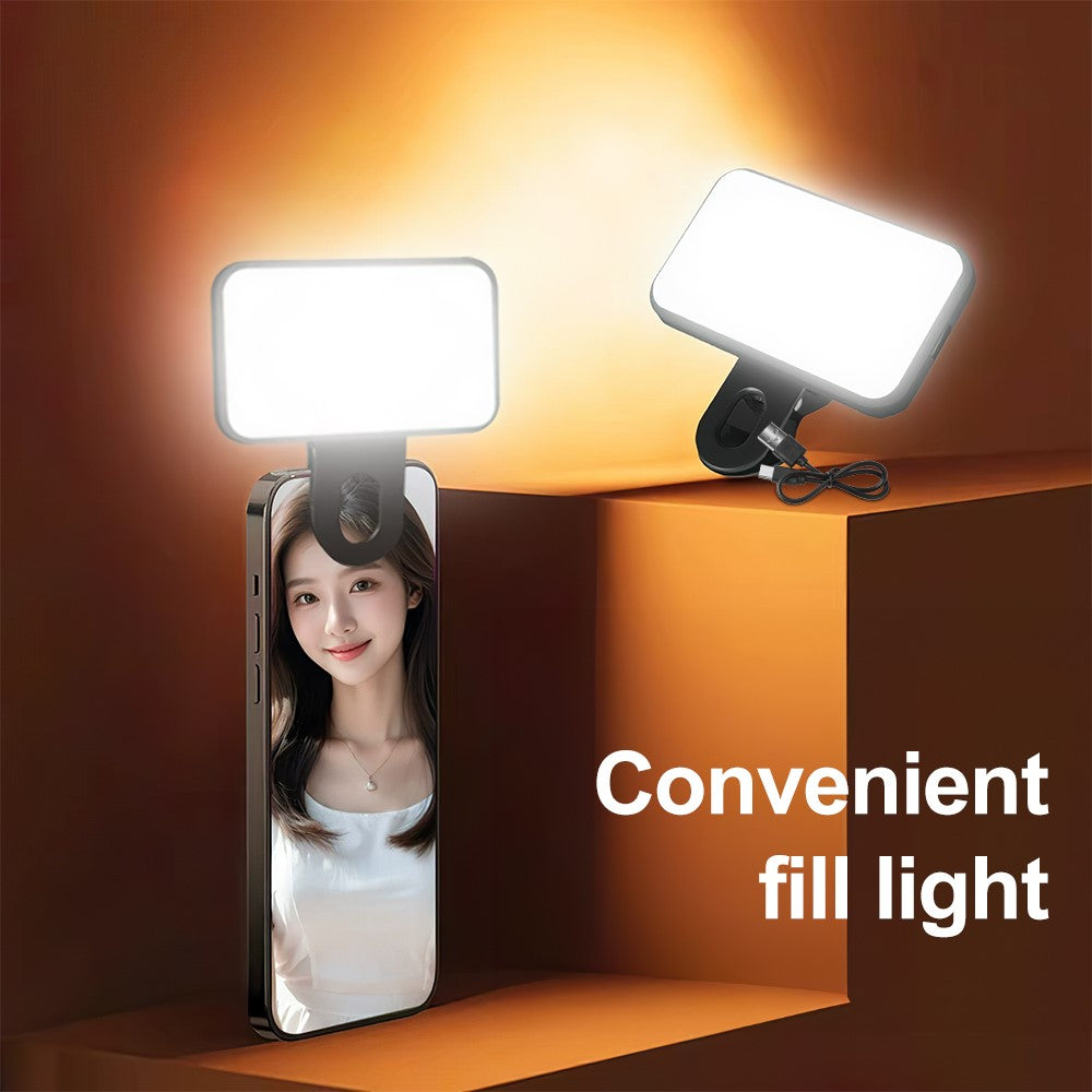Mini Clip-On LED Light – Rechargeable, Adjustable Colour Temperature