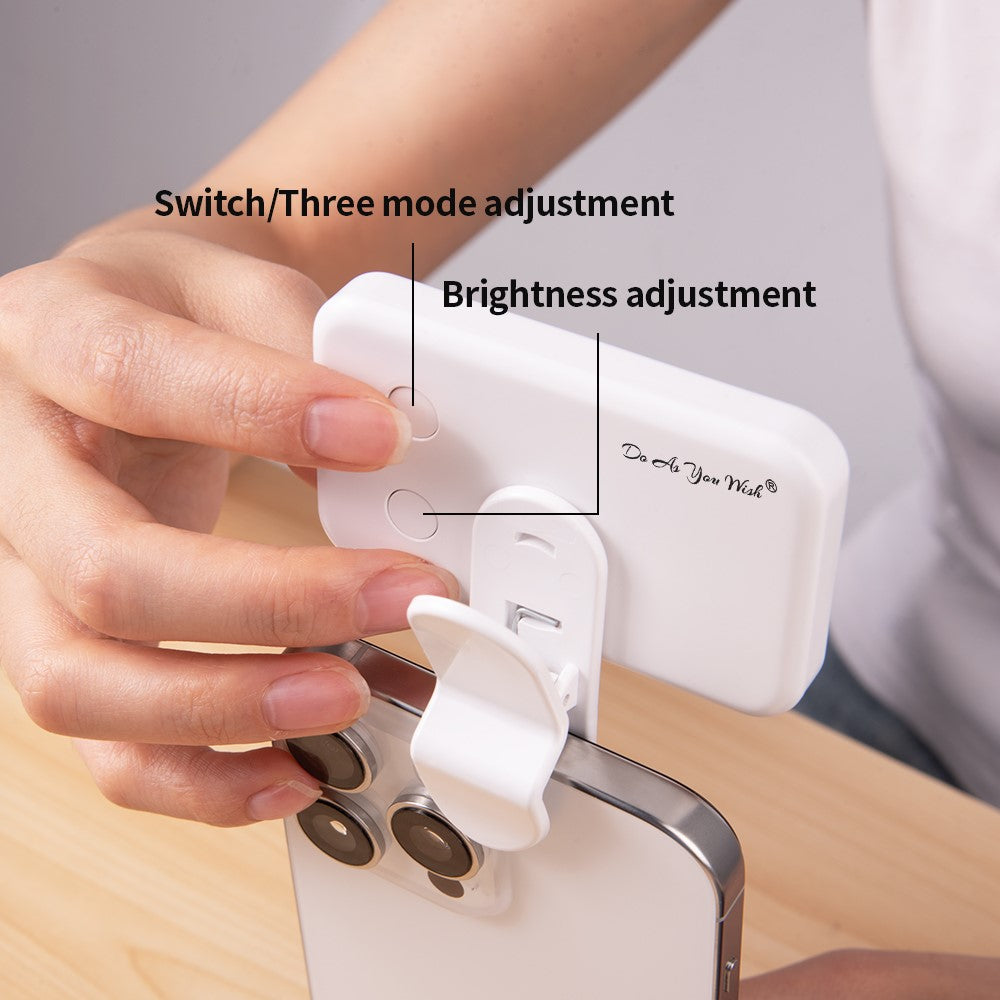 Mini Clip-On LED Light – Rechargeable, Adjustable Colour Temperature