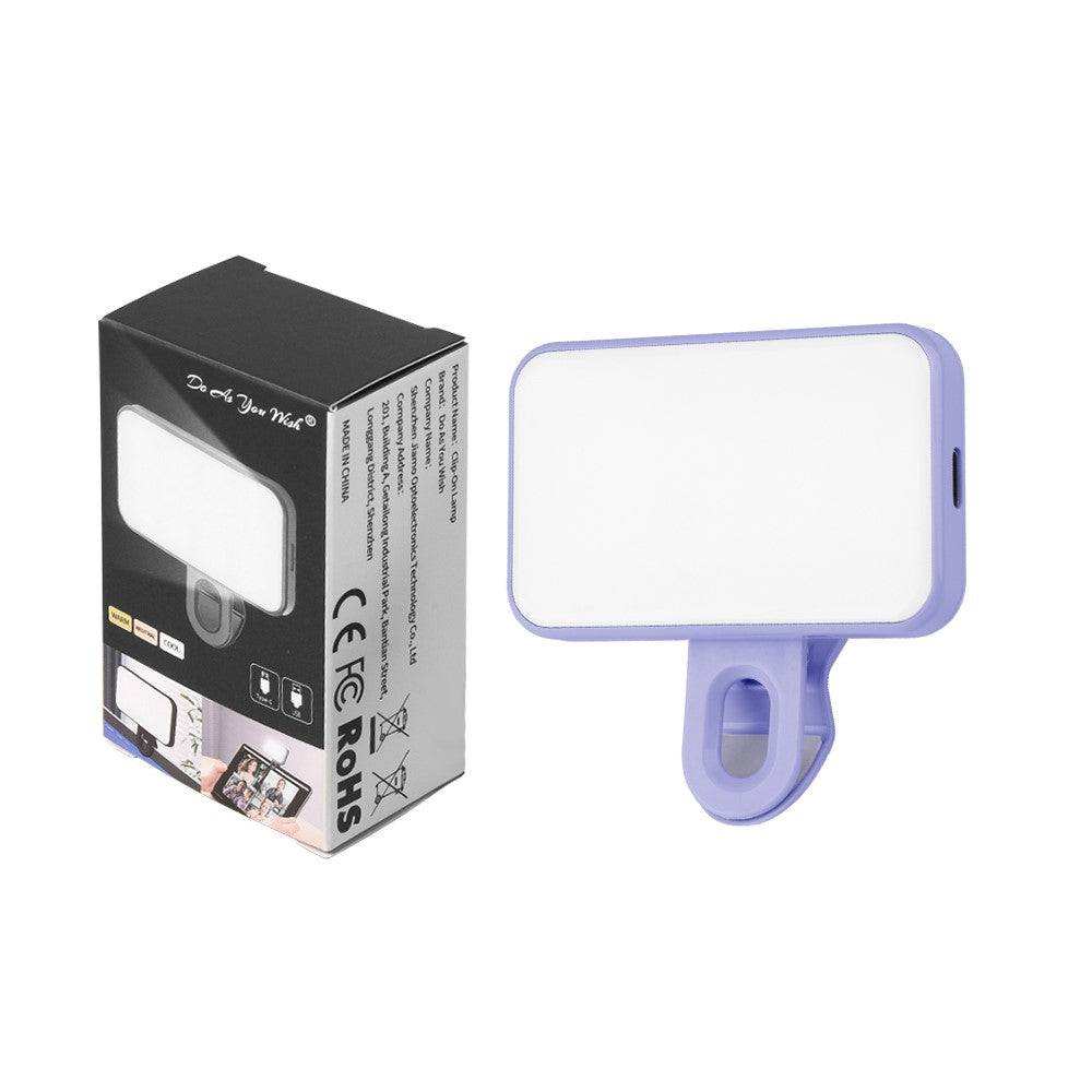 Mini Clip-On LED Light – Rechargeable, Adjustable Colour Temperature
