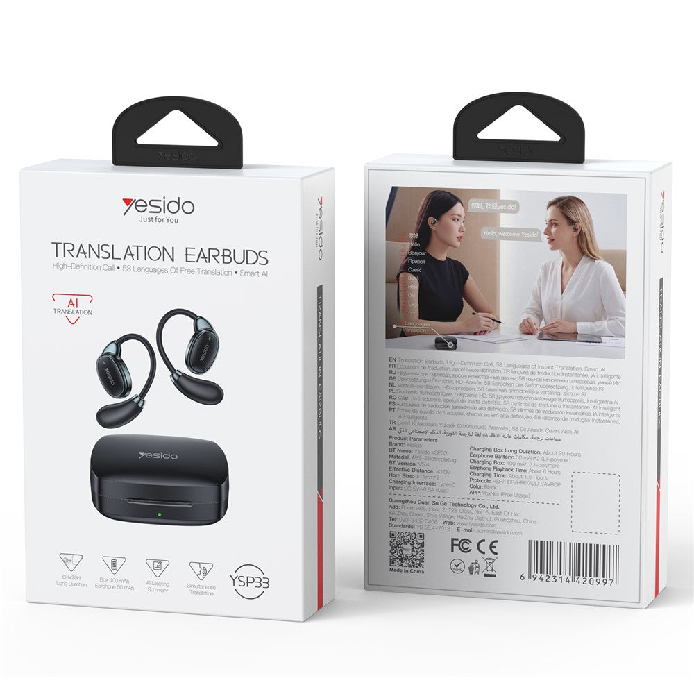 YESIDO YSP33 AI Translation Open-Ear Earbuds – image 11