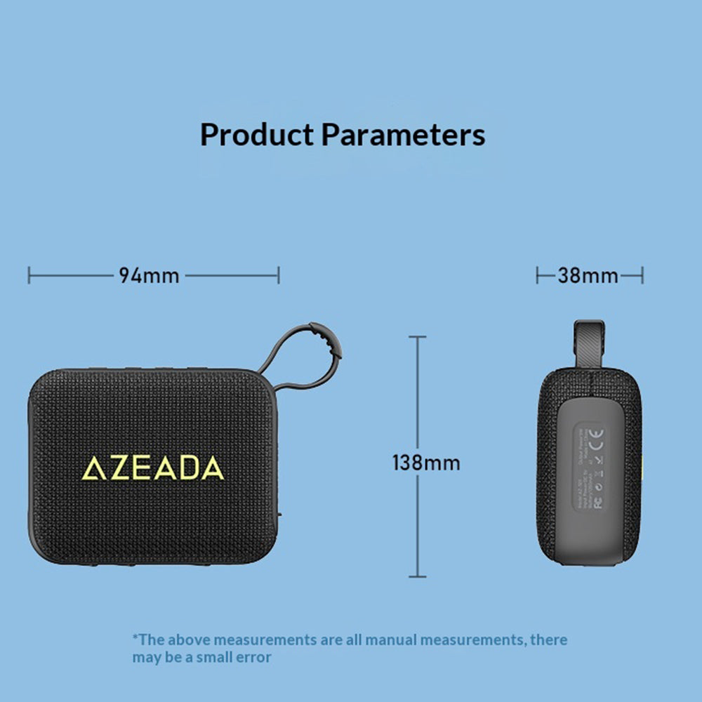 AZEADA AZ-S01 Water-Resistant Bluetooth Speaker – image 7