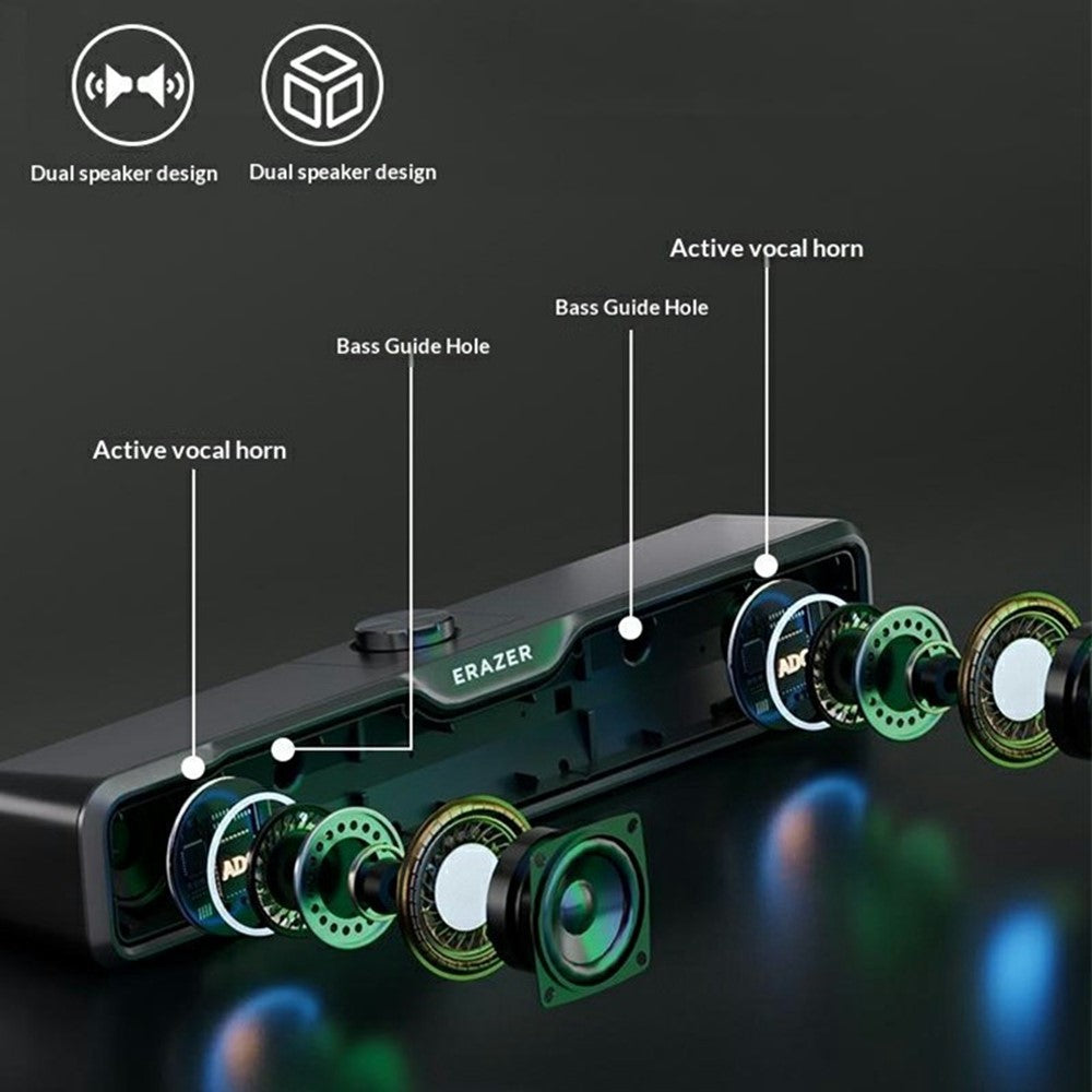 ERAZER W113 Desktop RGB Speaker – image 2
